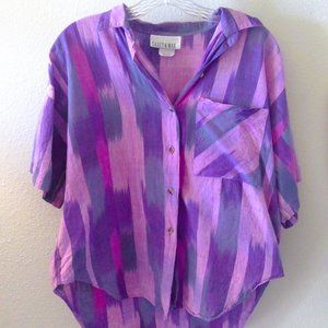 Casey & Max Vintage 90s Short Sleeve Button Down